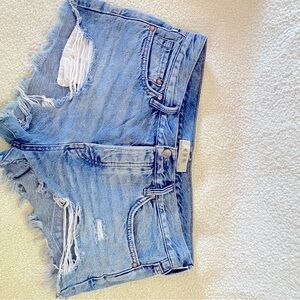 Free People denim shorts